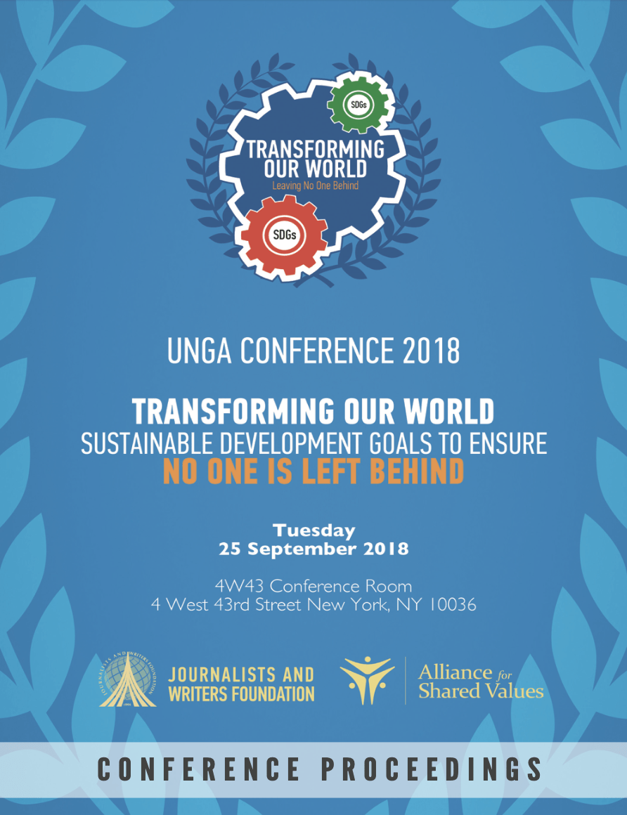 UNGA 2018 Conference Proceedings UNGA Conference