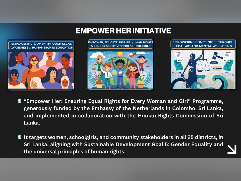 Empower Her: Advancing Women’s Rights, Legal Awareness and Sustainable Development in Sri Lanka
